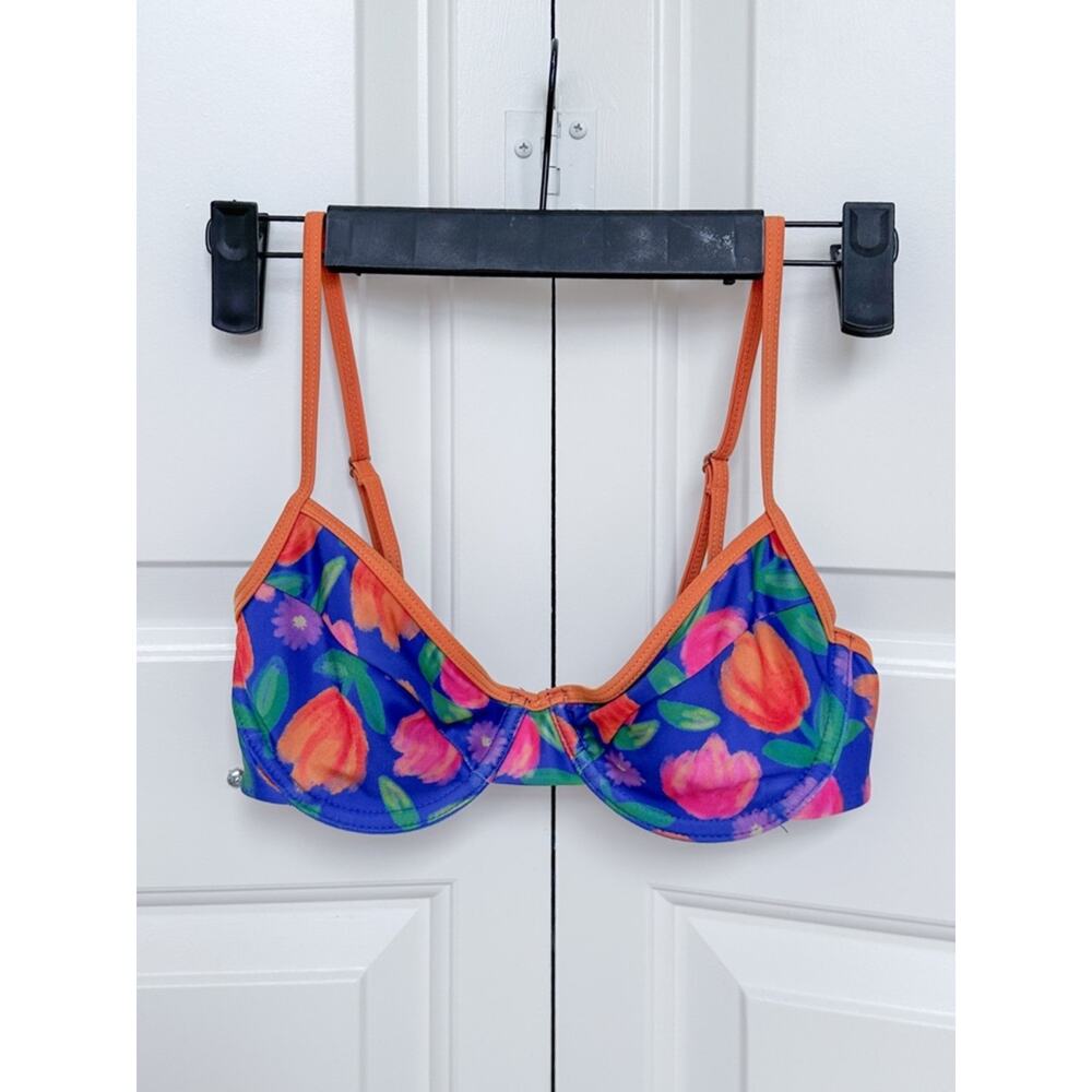 Kotomi Zinnia XS Bikini Swim Top Underwire Floral - Picture 2 of 6